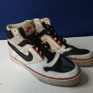 Nike Shoes Mens Size 12 White Red Black Delta Force High AC 370424-116